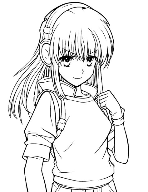 Share 151 Anime Coloring Pages Easy Latest Vn