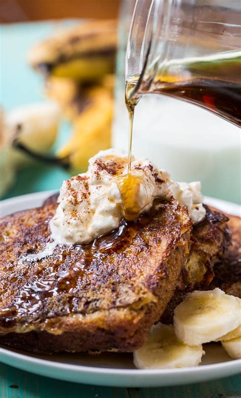 White Chocolate Banana Bread French Toast Spicy Southern