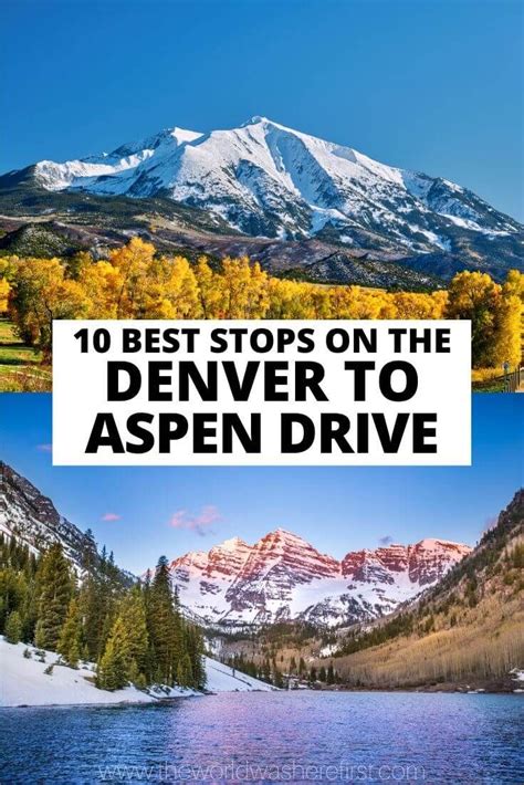 10 Best Stops On The Denver To Aspen Drive Via Vail Artofit