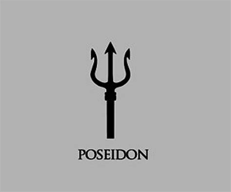 Poseidon Trident Decal Etsy