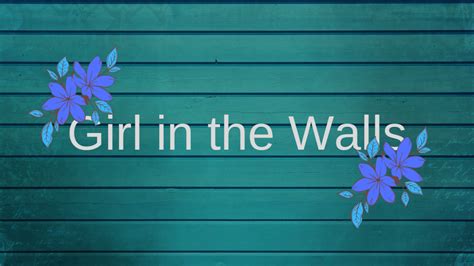 The Girl In The Walls Review The Caffeinated Reader