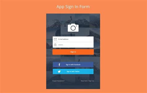 10 Trendy Login Forms In Flat Design Template By W3layouts