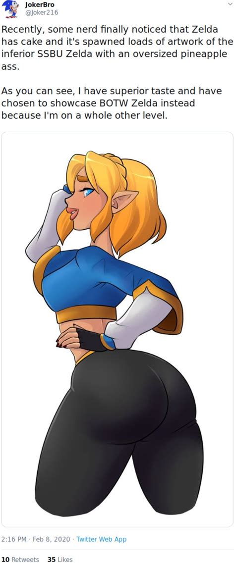 Zelda Has Cake Zelda S Super Smash Bros Ultimate Butt Zeldass