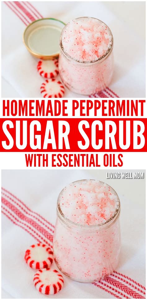 Homemade Peppermint Sugar Scrub In 5 Minutes