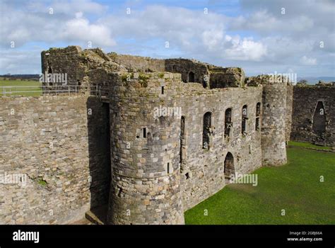 Beaumaris Castle Anglesey Uk Ruins Stock Photo Alamy