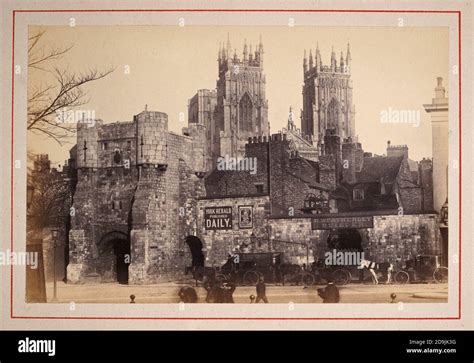 Antique Photograph Of St Leonards Place And York Minster York