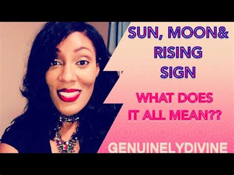 This refers to the sign that was rising above the horizon at the time of your birth. SUN, MOON & RISING (What Does It All Mean In Astrology ...