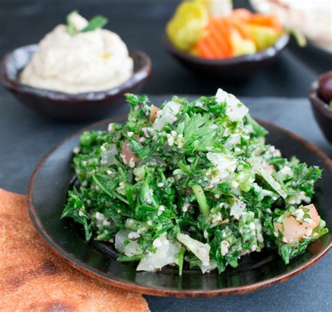 Easy Tabbouleh Lebanese Salad Healthy World Cuisine