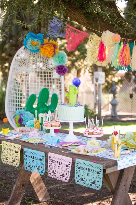 7x5ft fino vinilo cumpleanos baby shower fiesta foto cabina telon de. Kara's Party Ideas Cactus Fiesta Baby Shower | Kara's ...