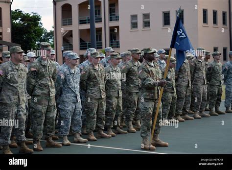 Soldiers With 2nd Battalion 27th Infantry Regiment 3rd Brigade Stock