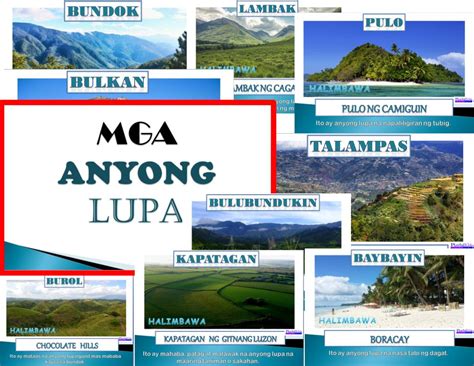 Mga Anyong Lupa Sa Pilipinas Landforms Of The Philippines Otosection