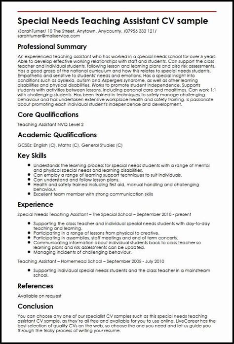 Creating a strong graduate assistant resume is the first thing you need to do to grab the attention of hiring managers and recruiters while hunting for a graduate assistant job. Teacher Aide Resume Objective Unique Special Needs ...