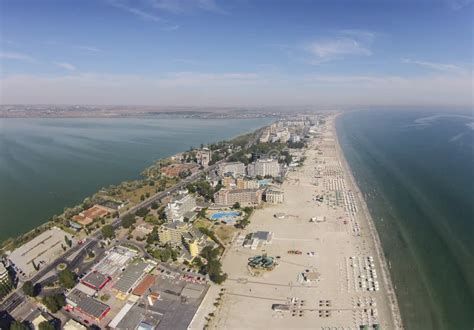 Mamaia On The Black Sea Coast Romania Stock Image Image Of Summer Sand