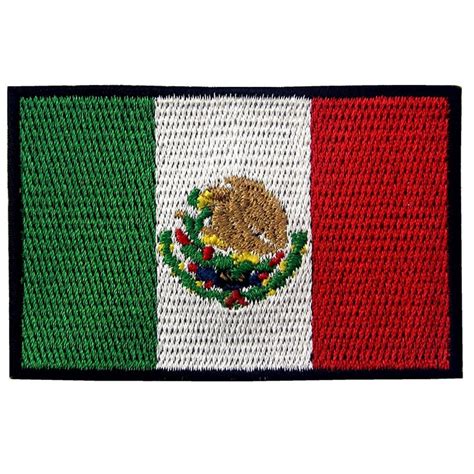 Embtao Mexico Flag Embroidered Patch Mexican Iron On Sew On National