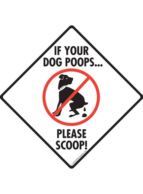 If Your Dog Poops Please Scoop Aluminum Dog Pooping Sign Or Etsy