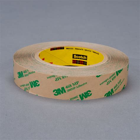3m™ Adhesive Transfer Tape 468mp Clear 9 In X 180 Yd 5 Mil 1 Roll