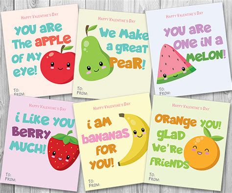 Cute Valentines Cards For Kids Free Printable M Gulin