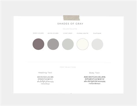 Shades Of Gray Branding Kit Launched Creative Designs