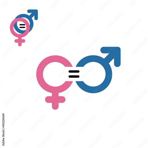 Gender Equality Icon Sex Vector Symbol Female And Male Sign Stock Vector Adobe Stock