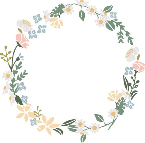 Wreath With Flowers Clipart 10 Free Cliparts Download Images On