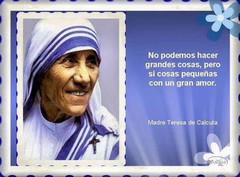 Santoral Católico Pensamientos De Madre Teresa De Calcuta