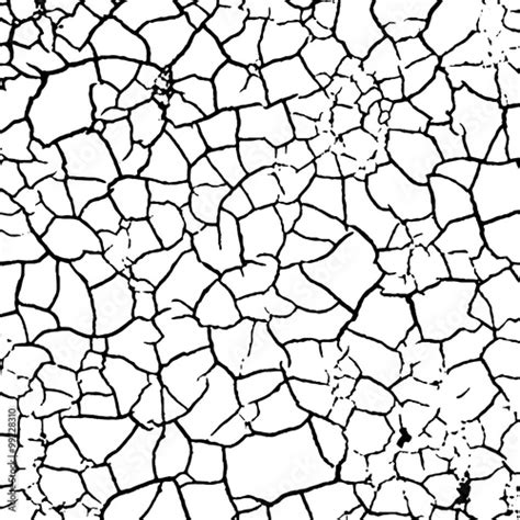 Cracked Texture White And Black Grunge Sketch Effect Texture Crack