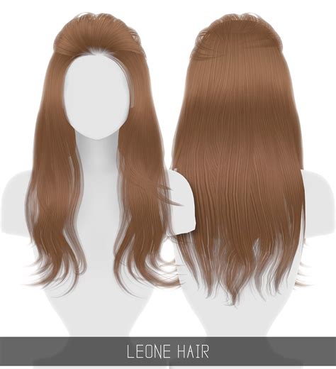 Simpliciaty Cc “leone Hair• 36 Swatches • Hq Mod Compatible • Custom