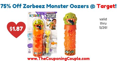 75 Off Zorbeez Monster Oozers Target Monster Target 75th
