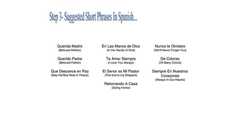 Check spelling or type a new query. Step 3- Suggested Short Phrases In Spanish