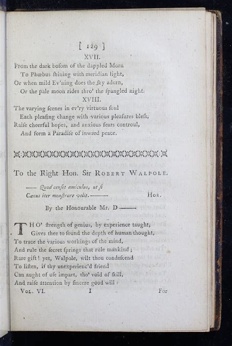 Eighteenth Century Poetry Archive Works To The Right Hon Sir