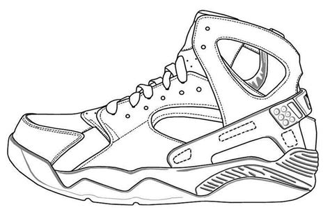 Jordan brand's annual air jordan 11 release of 2019 may end up being the model's og bred colorway that debuted back in 1995. Air Jordan Shoes Coloring Pages to Learn Drawing Outlines ...