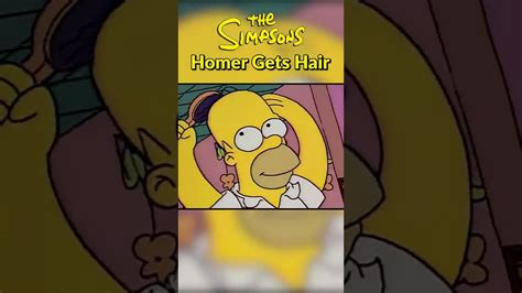 Homer Gets Hair The Simpsons Shorts Youtube