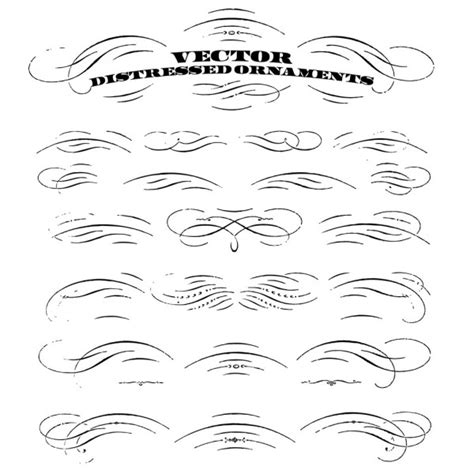 Vector Victorian Ornament Set Stock Vector Image By ©createfirst 5036030