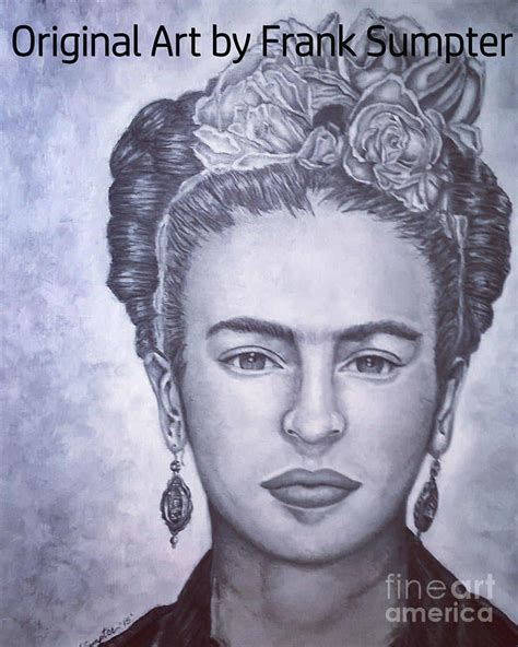 Frida Kahlo Drawing By Virginia Mergener