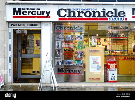 Northampton Newspapers Chronicle Mercury Echo Stock Photo Alamy