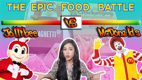 Philippines Fast Foods Battle Jollibee Vs Mcdonalds Youtube