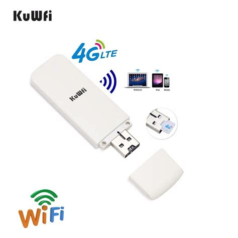 Kuwfi Unlocked Pocket 4g Lte Usb Modem Router Mobile Usb Wifi Router