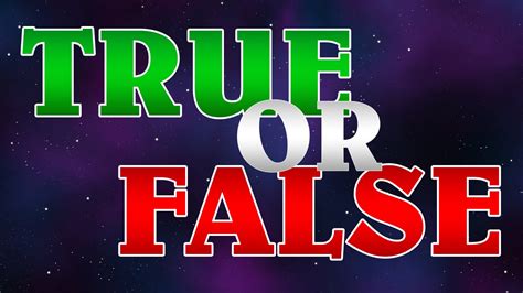 True Or False Interactive Game Youtube