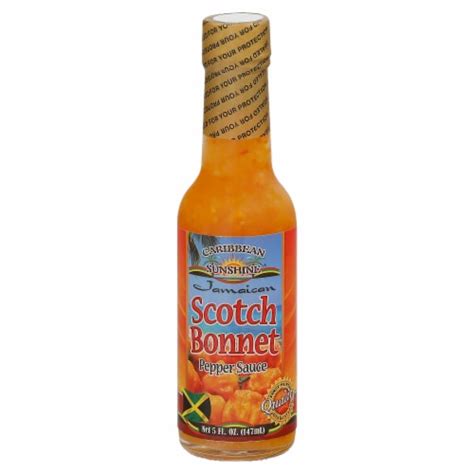 Caribbean Sunshine Scotch Bonnet Pepper Sauce 5 Fl Oz King Soopers