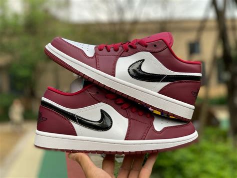 Cheap Air Jordan 1s Low Noble Red Hot Sell 553558 604 Online