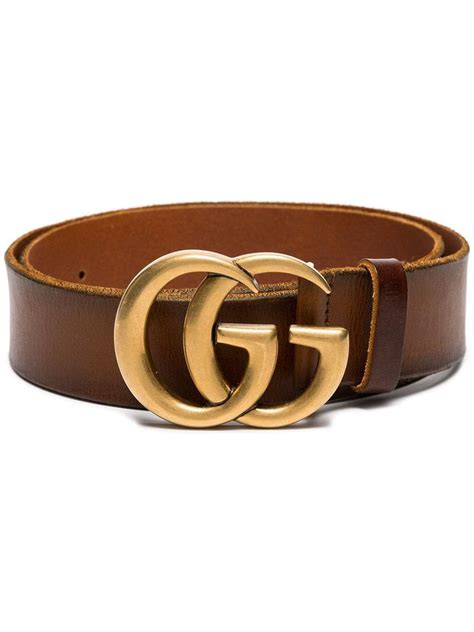 Gucci Smooth Leather Belt W Double G Buckle In 1000 Black Modesens