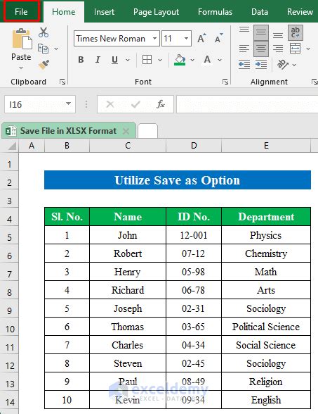 How To Save The Excel File In Xlsx Format 4 Easy Methods Exceldemy