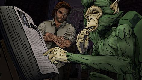 Hd Wallpaper Wolf Among Us Adult Men Indoors Males One Person