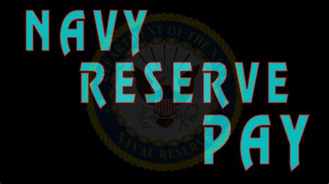 Navy Reserve Pay Explained Navy Nosc Youtube