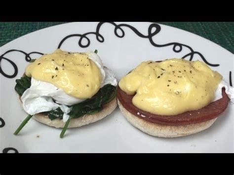 Eggs florentine and eggs benedict can be difficult to perfect, but with a little practice, you'll be serving them up for sunday brunch in no time. Eggs Benedict / Eggs Florentine Recipe - YouTube