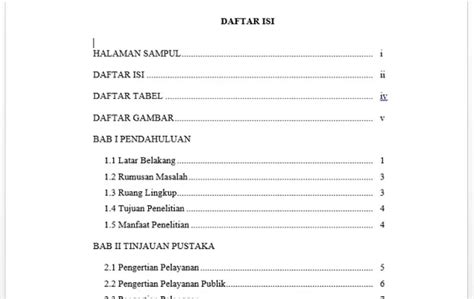 13 Contoh Daftar Isi Makalah Dan Cara Membuatnya Lengkap