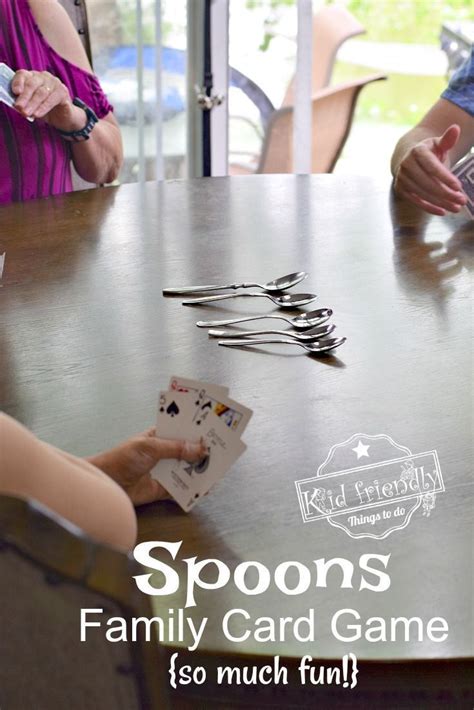 The deck is divided evenly among the players, giving each a down stack. How To Play Spoons Card Game {Fun for All Ages!} | Fun ...