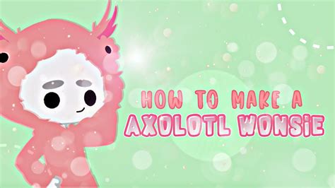 How To Make An Axolotl Onsie In Gacha Club Kulina Youtube