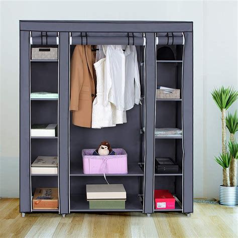 Ktaxon 69 Inches Closet Organizer Wardrobe Closet Portable Closet