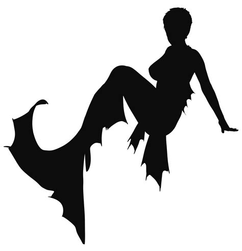 Mermaid Silhouette Images At Getdrawings Free Download